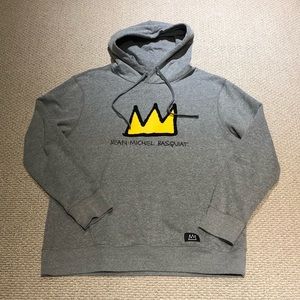 Grey Basquiat hoodie